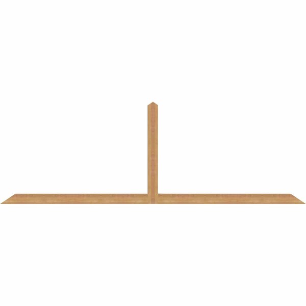 Ekena Millwork Portland Timber Gable Bracket, Western Red Cedar, 108"W x 36"H x 3 1/2"D x 3 1/2"F, 8/12 Pitch GBW108X36X0404POR00SWR - main